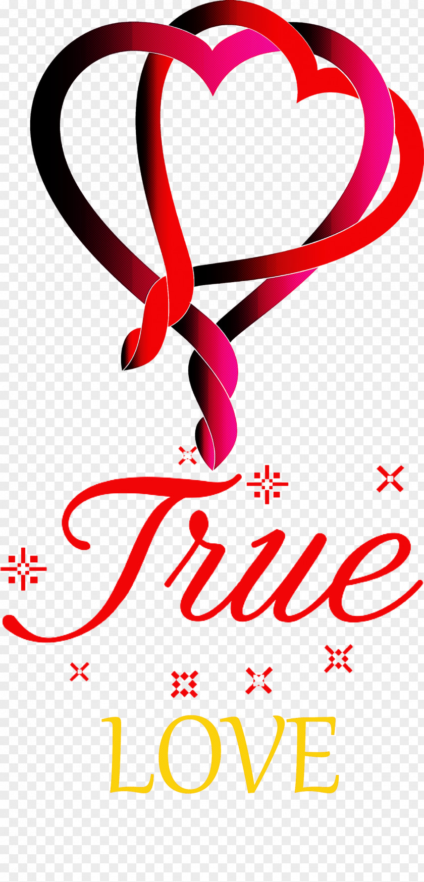 True Love Valentines Day PNG