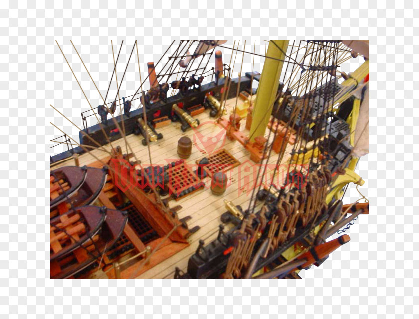 Victory Ship HMS Model Galleon Of The Line PNG