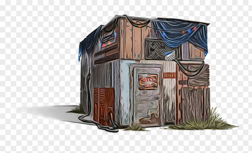 Facade Architecture Shed House Hut Outhouse PNG