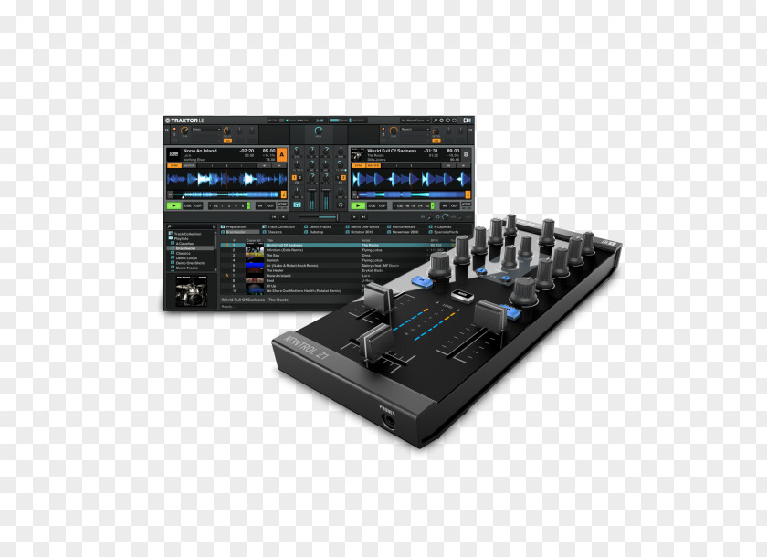 Musical Instruments Native Traktor Kontrol Z1 Disc Jockey Audio Mixers PNG