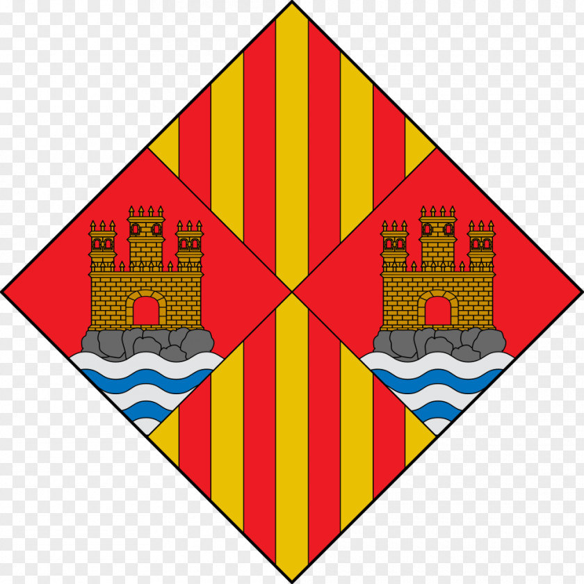 Stemma Di Cagliari Crown Of Aragon Escutcheon Catalan Gules PNG