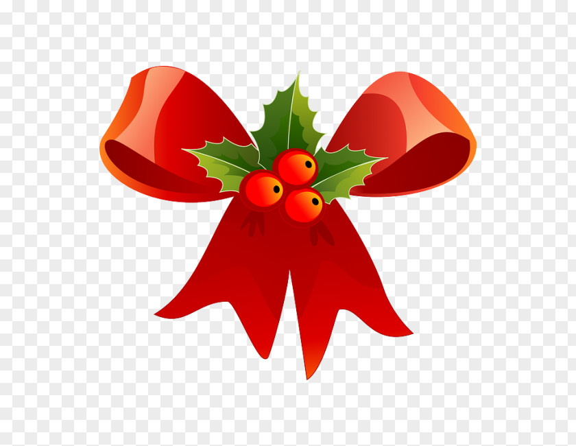 Ribbon Christmas Clip Art PNG