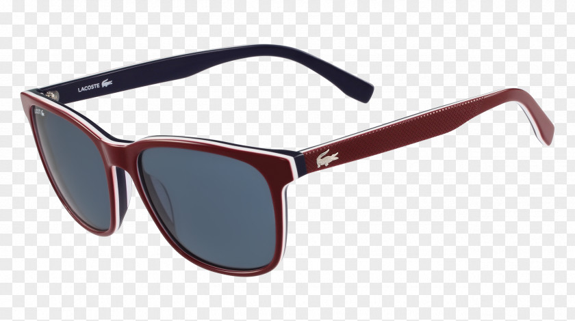 Sunglasses Lacoste Blue Clothing White PNG