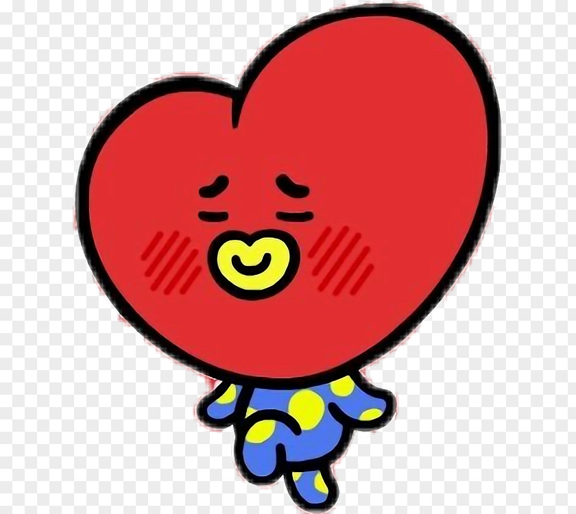 Tata BTS Line Friends PNG