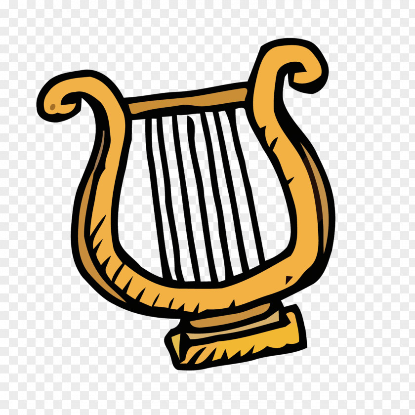 Vector Material Harp Myth Clip Art PNG