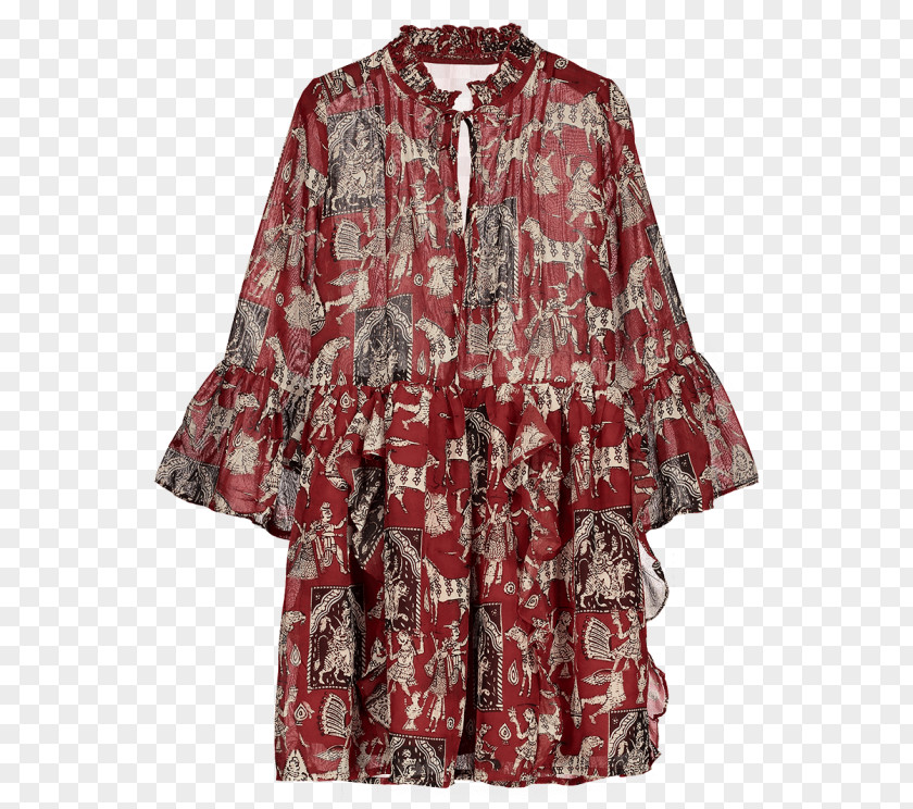 Chiffon Dress Clothing Sleeve Ruffle Blouse PNG