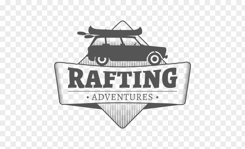 Design Label Rafting Logo PNG