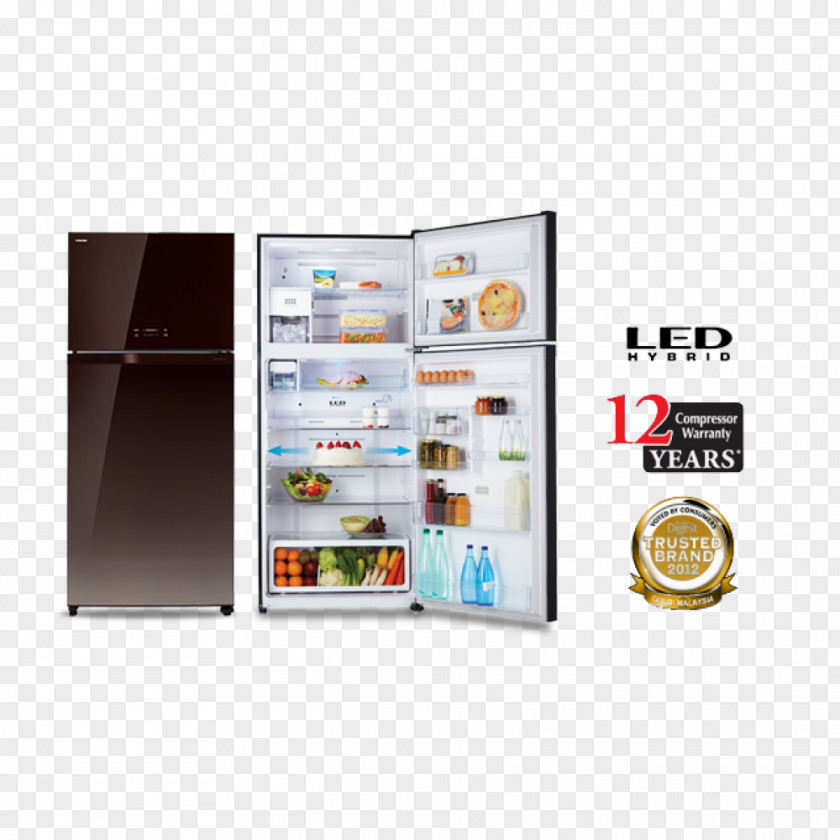 Ice Glass Refrigerator Toshiba LG Electronics Home Appliance Electricity PNG