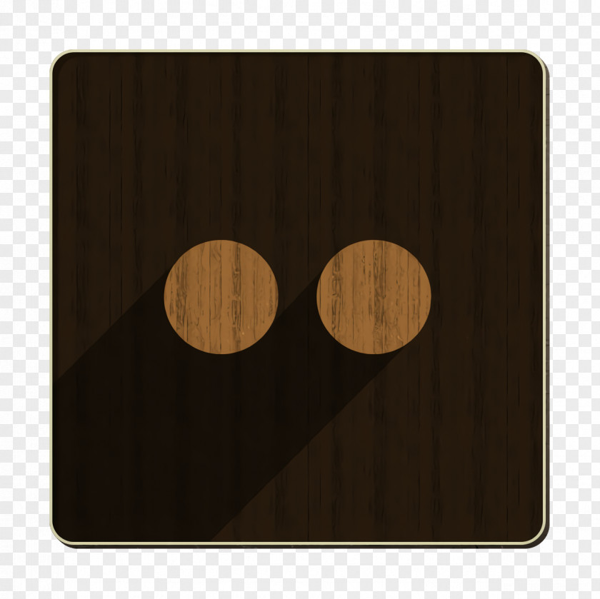 Rectangle Wood Flickr Icon Media Shadow PNG