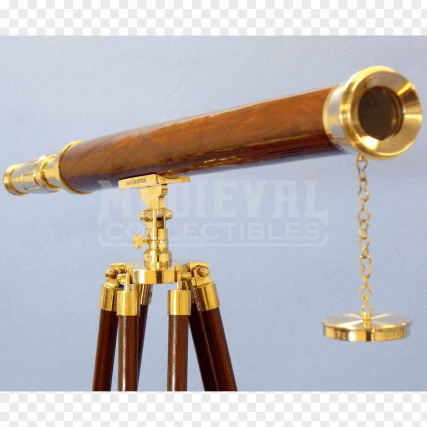 Refracting Telescope Brass Decorative Arts Seamanship PNG