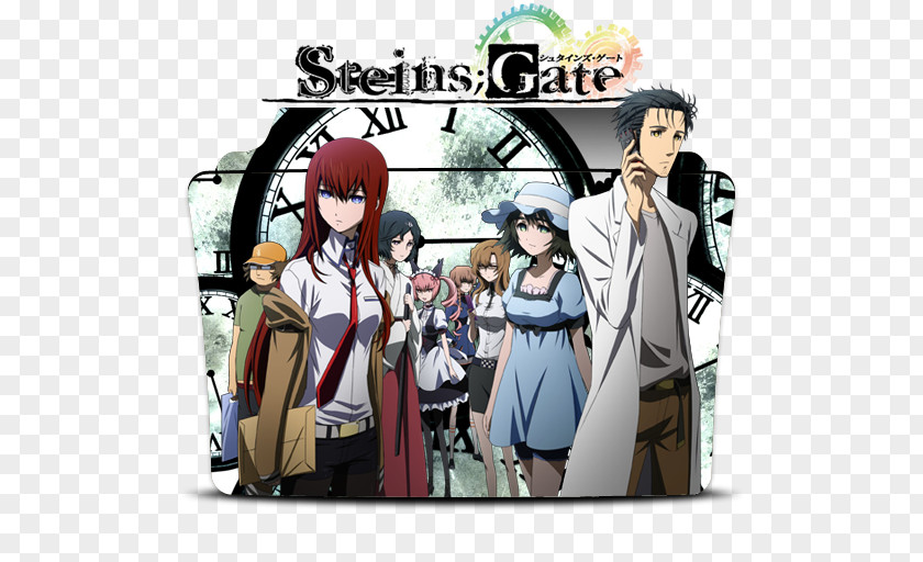 Steins;Gate 0 Mayuri Shiina Kurisu Makise Rintarou Okabe PNG Okabe, Anime clipart PNG