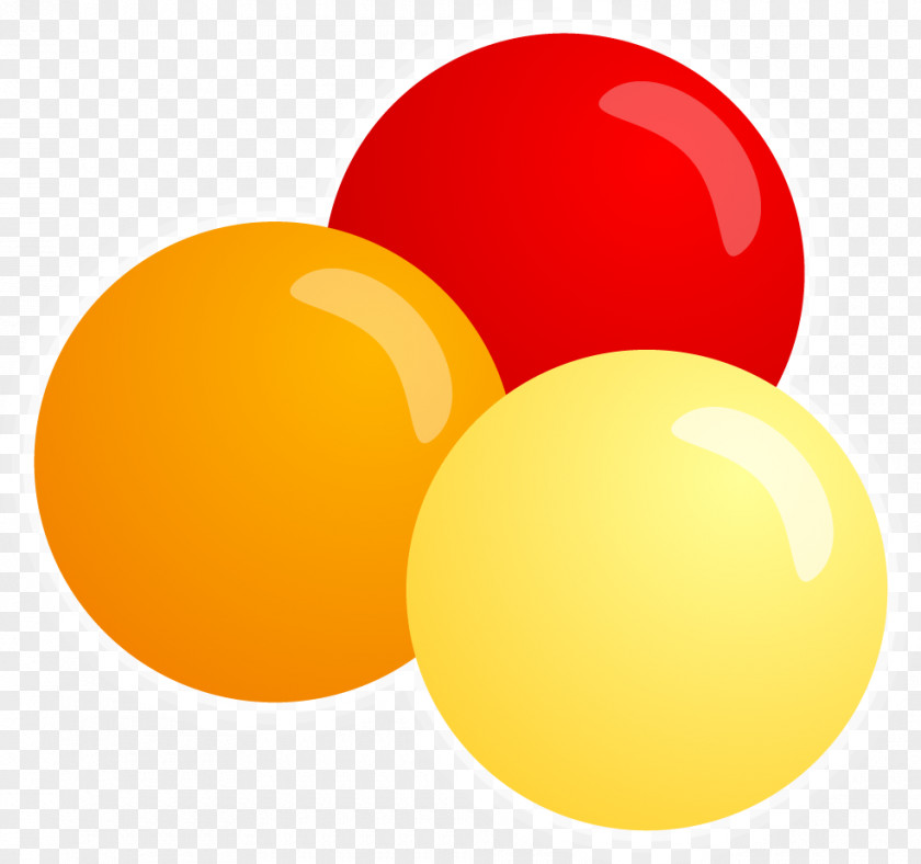 Vector Cartoon Ball Circle PNG