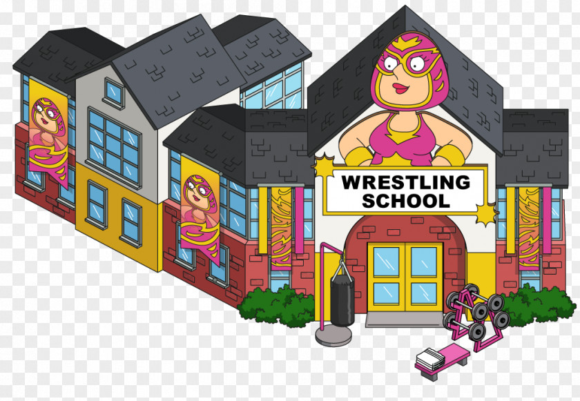 Family Guy Guy: The Quest For Stuff Meg Griffin WrestleMania Building Thumbnail PNG