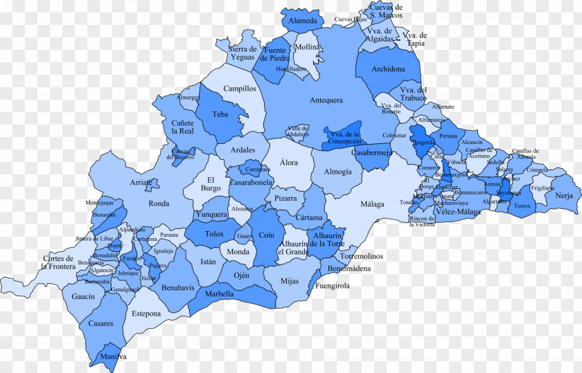 Map Vélez-Málaga Casares Ronda Provinces Of Spain PNG