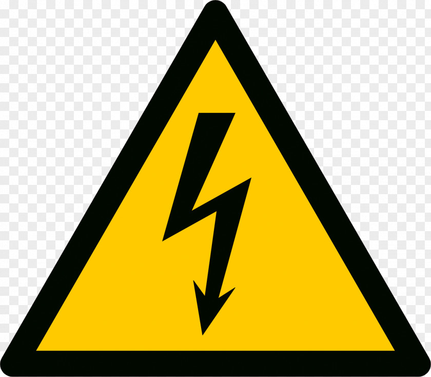 High Voltage Electricity Hazard Symbol Safety Car PNG