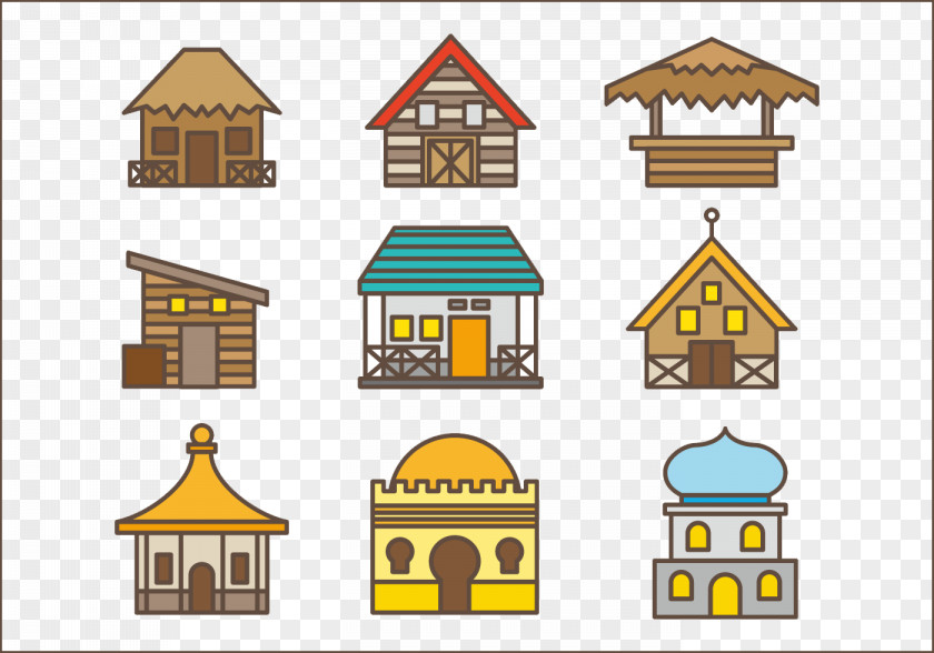 House Jiugong Map Shack Clip Art PNG