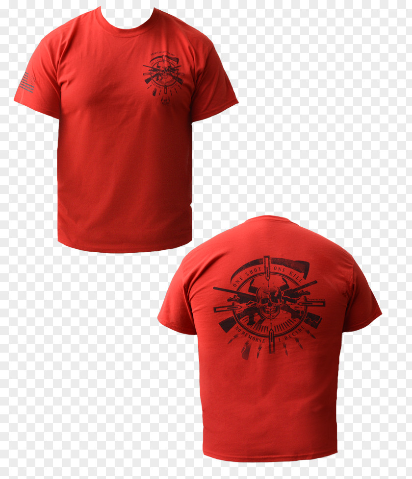 T-shirt Red Blue Sleeve PNG