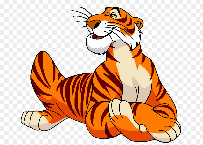 The Jungle Book Shere Khan Bagheera Tiger Cartoon PNG