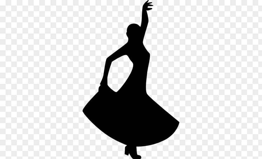 Flamenco Dance Silhouette PNG