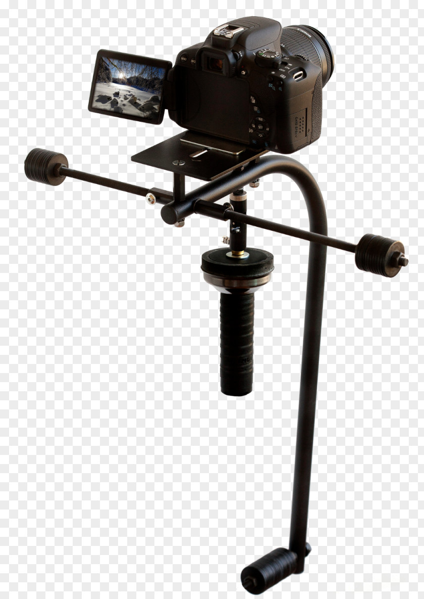 Sturdy Steadicam Single-lens Reflex Camera Stabilizer Operator Digital SLR PNG