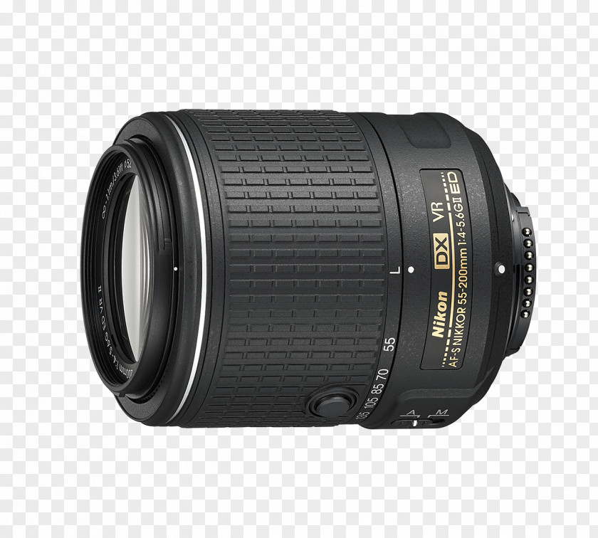 Camera Lens Nikon AF-S DX Nikkor 55-300mm F/4.5-5.6G ED VR Zoom-Nikkor 55-200mm F/4-5.6G 35mm F/1.8G PNG