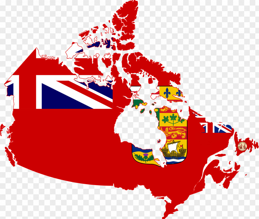 Canada Under British Rule Map Clip Art PNG