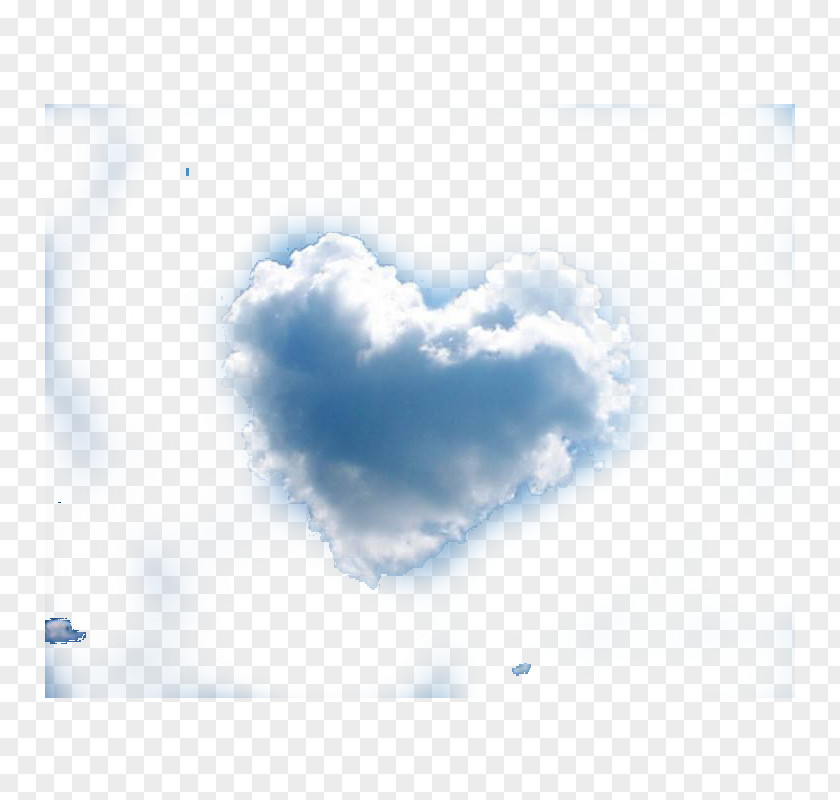 Clouds Of Heart-shaped PNG of heart-shaped clouds clipart PNG