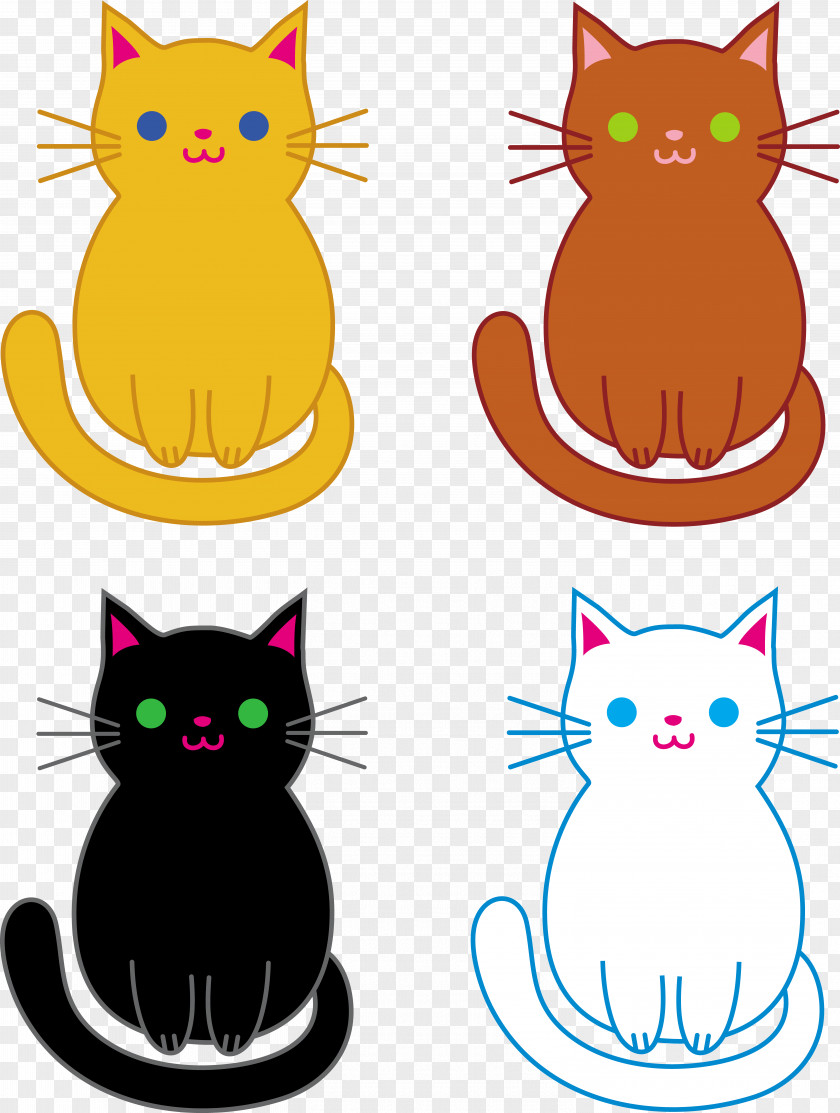 Little Kitten Cliparts Three Kittens Cat Clip Art PNG