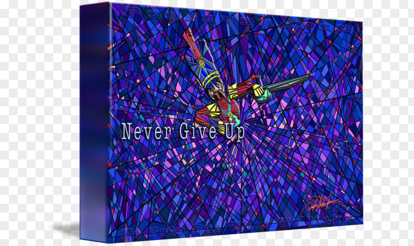 Never Give Up Modern Art Material Architecture PNG