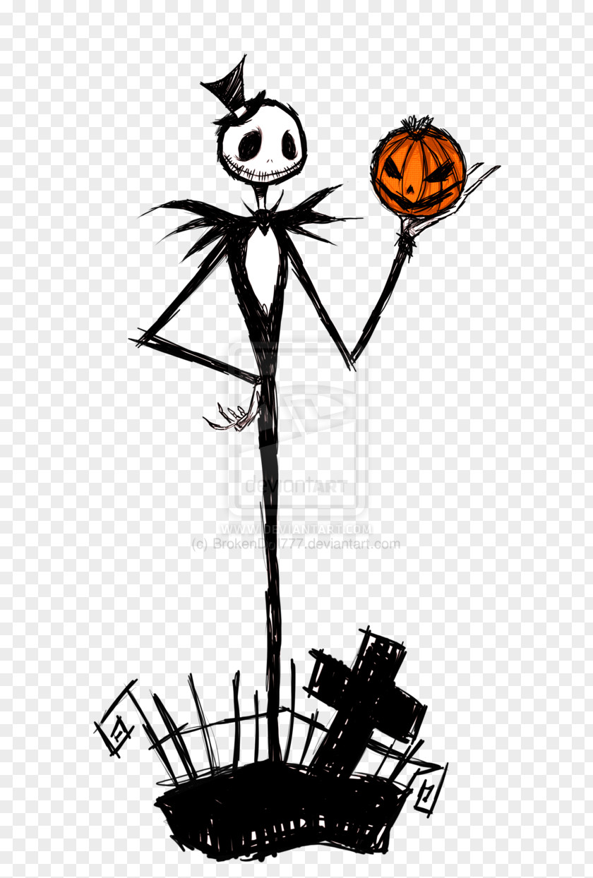 Nightmare Before Christmas Jack Skellington Drawing Clip Art Image DeviantArt PNG