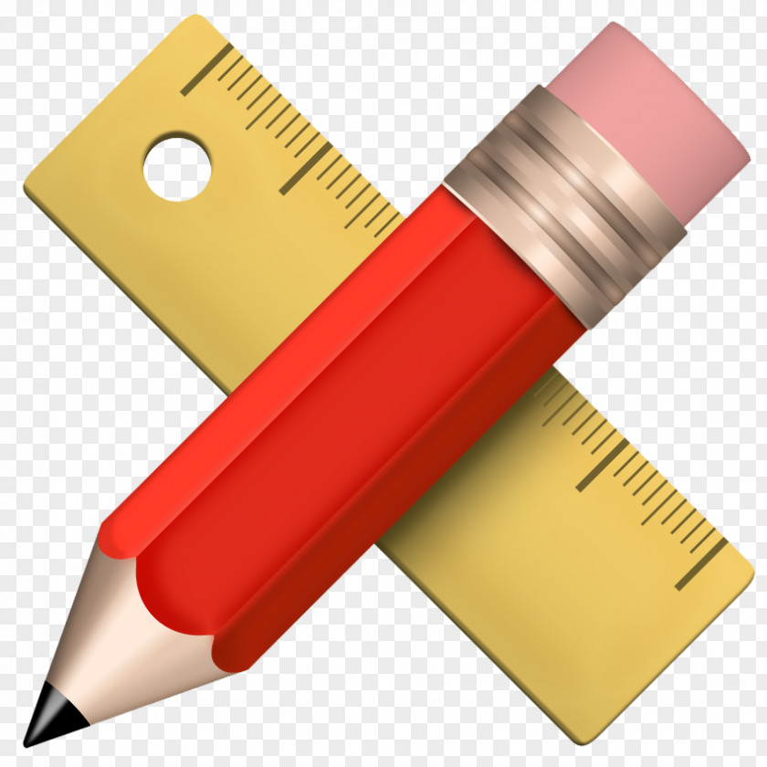 Pencil Technical Drawing Tool Ruler PNG