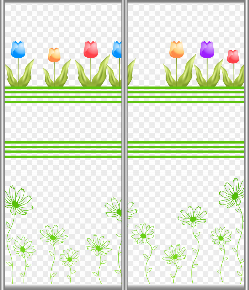 Sliding Door Floral Design Flower PNG