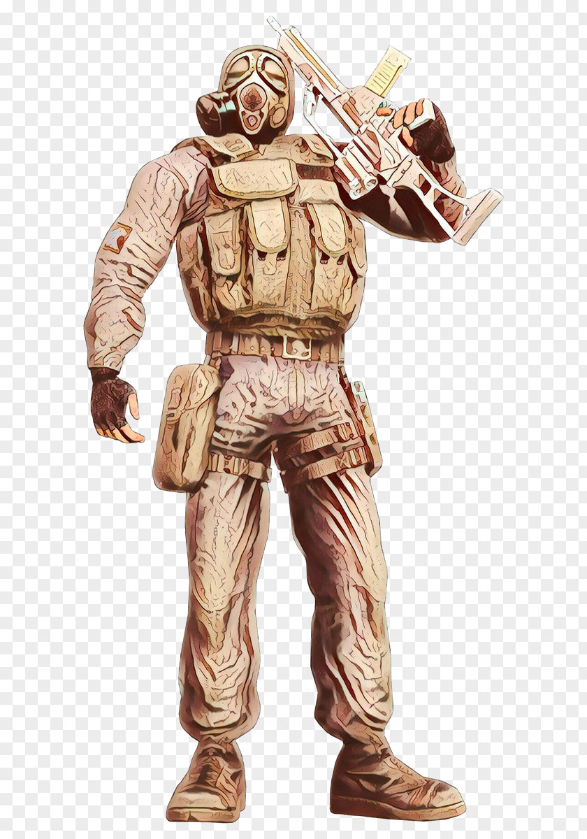 Figurine Character Mercenary Fiction Costume PNG