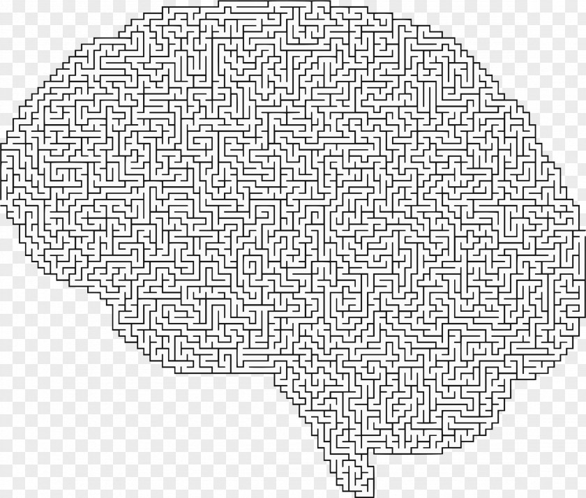 Maze Brain Neuron Polygon Computer PNG