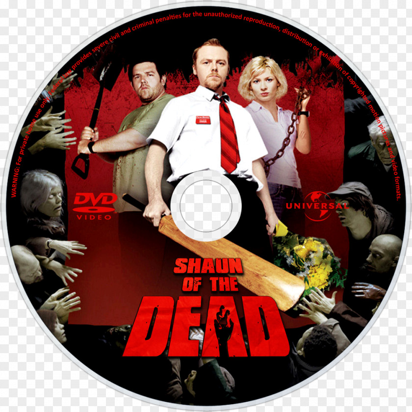 Shaun Of The Dead DVD Film Comedy 4K Resolution Trailer PNG