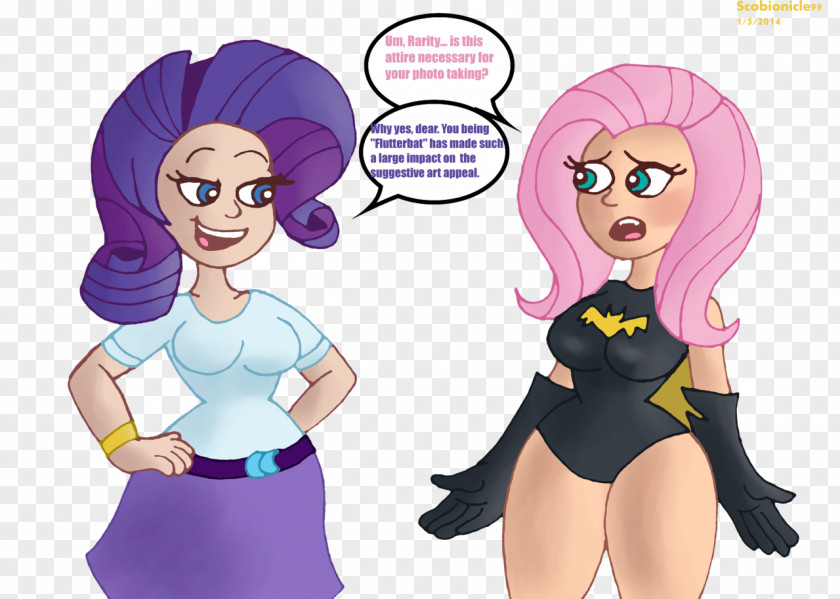 Batgirl Fluttershy My Little Pony: Friendship Is Magic Rarity Twilight Sparkle PNG