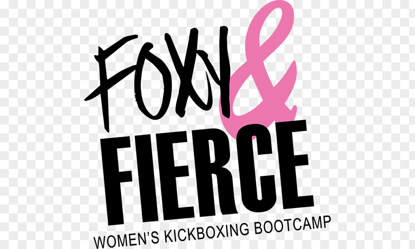 Foxy And Fierce Logo Rock Voor Specials Kickboxing Woman PNG