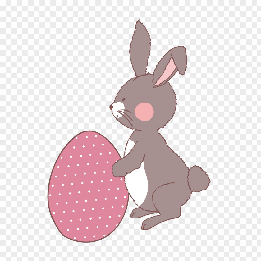 Hand Painted Illustration Of Easter Bunny European Rabbit PNG