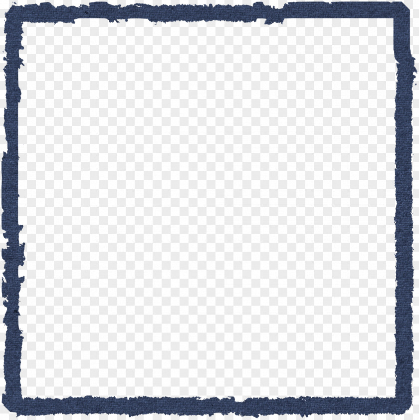 Pretty Blue Frame Picture Icon PNG