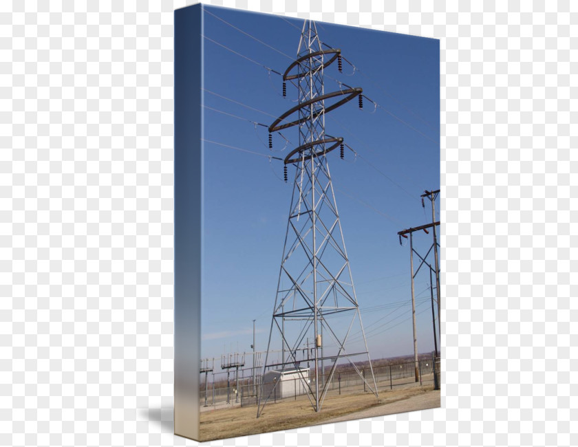 Transmission Tower Electric Power Electricity Line PNG
