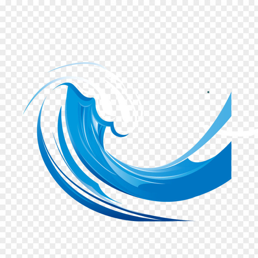 Blue Waves Wind Wave Euclidean Vector Clip Art PNG