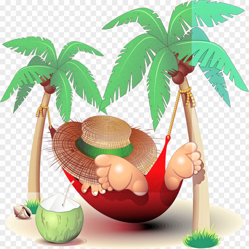 Cartoon Drawing Royalty-free Silhouette Hammock PNG