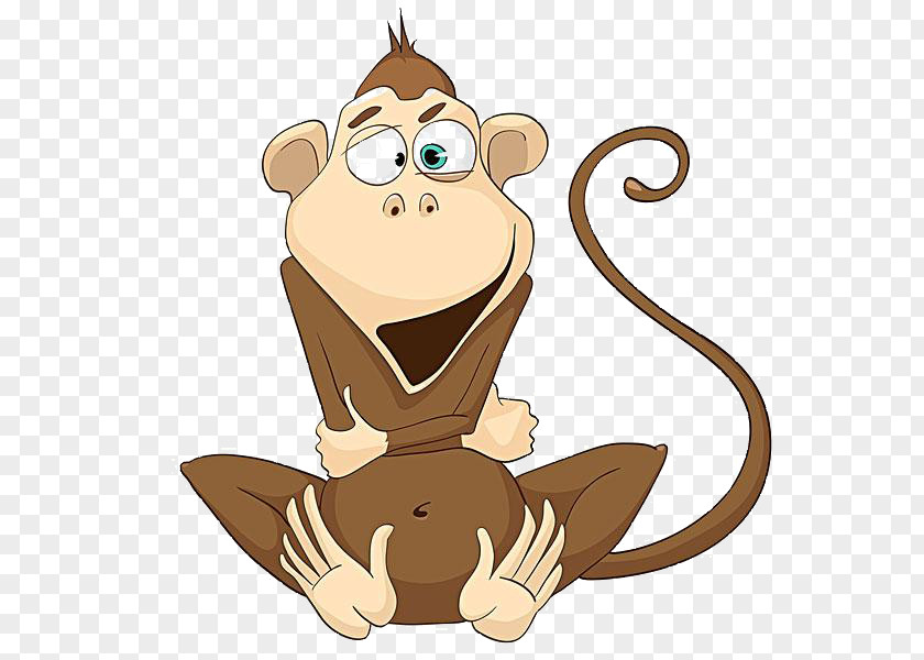 Cartoon Monkey Material Ape Clip Art PNG