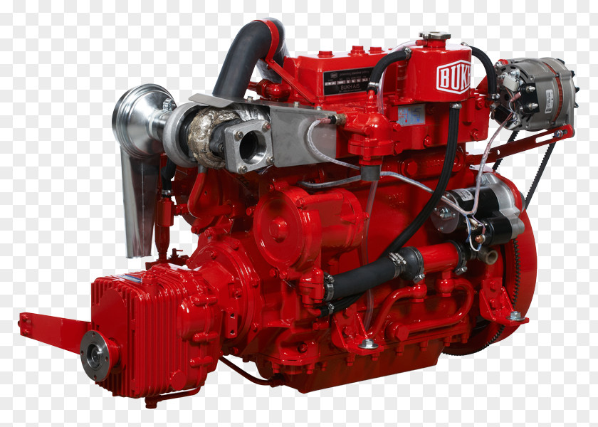 Diesel Works Fuel Injection Engine Boat Inboard Motor PNG