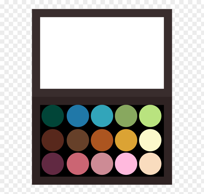 Eyeshadow Makeup Palette Eye Shadow Cosmetics Color Concealer PNG
