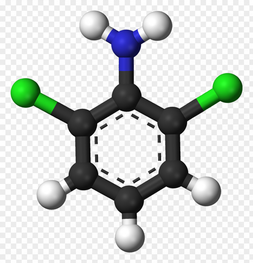 Oil Molecules 4-Hydroxybenzoic Acid Ball-and-stick Model Molecule PNG