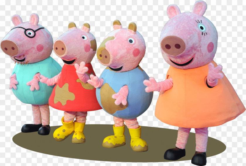 Pig Daddy Peppa Live In SA! Astley Baker Davies Toy PNG
