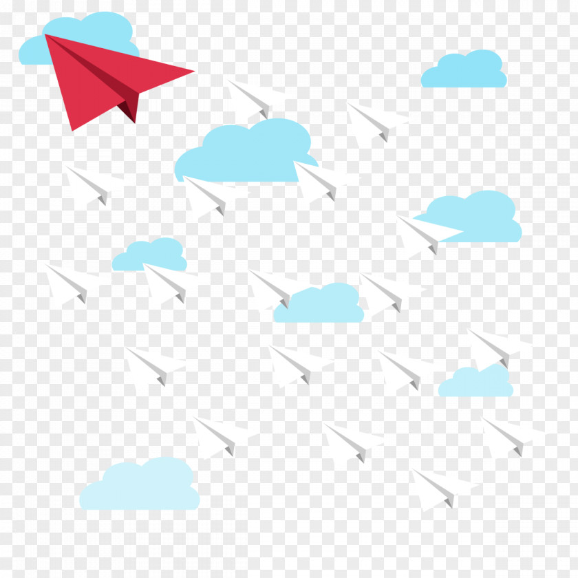 Vector Paper Airplane Sky Euclidean PNG