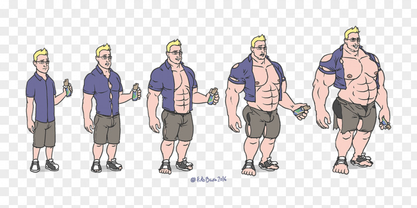 Digital Sequence Muscle Drawing Food T-shirt PNG
