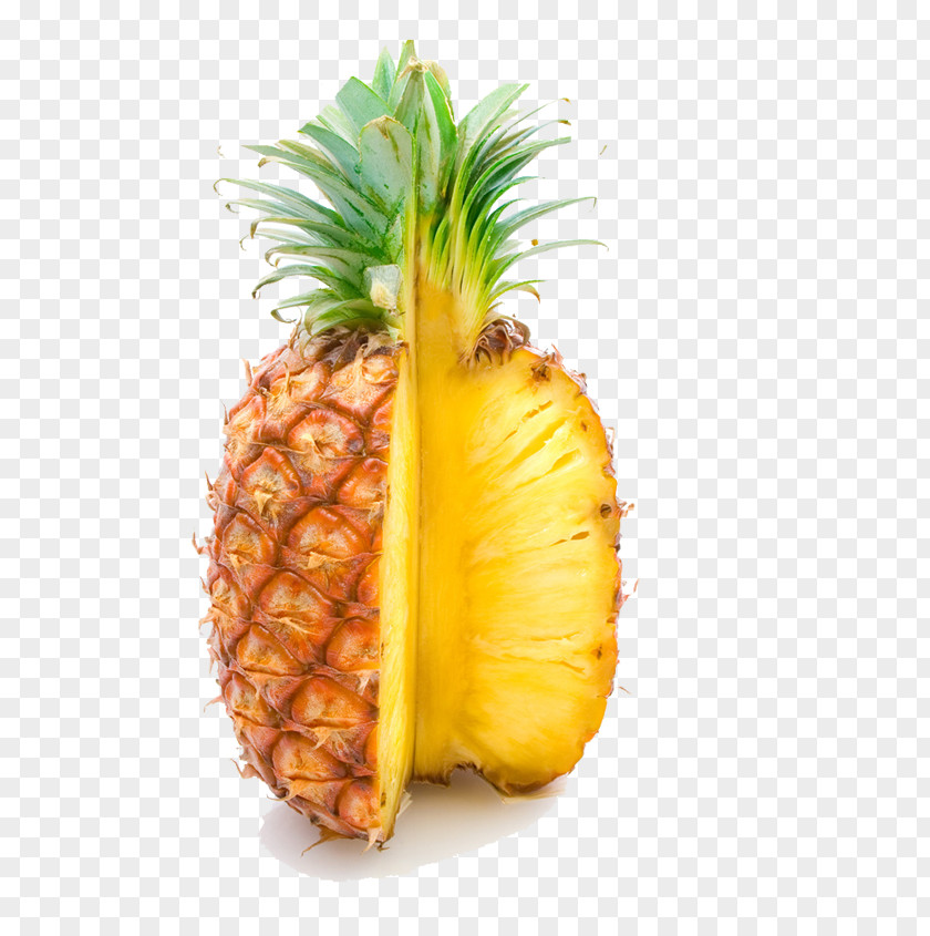 Cut Pineapple Fruit Lemon Stock Photography PNG